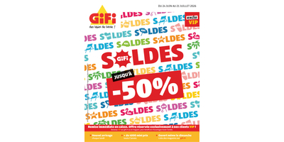 Première page du catalogue Gifi