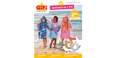 Première page du catalogue Gifi