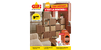 Première page du catalogue Gifi